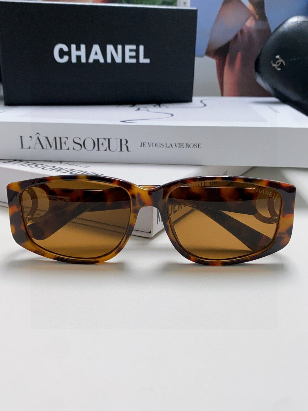 Chanel Metal Fashion Brown Lens Sunglasses for Men & Women - 431685 - detail image 6