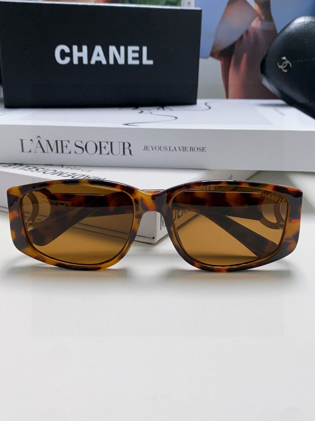 Chanel Metal Fashion Brown Lens Sunglasses for Men & Women - 867108 - detail image 6
