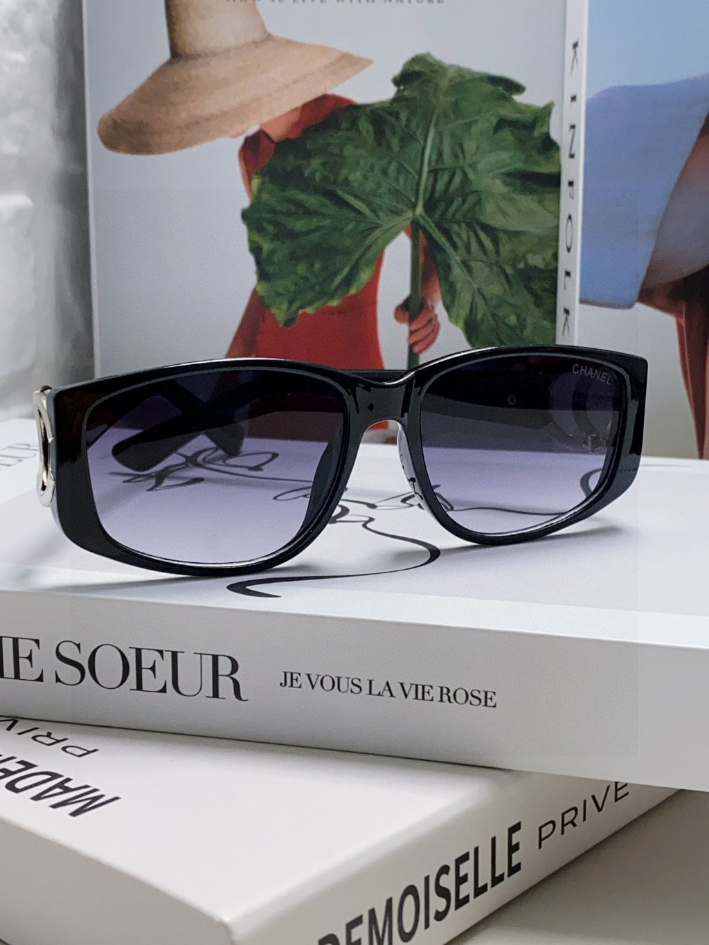 Chanel Metal Fashion Silver Lens Sunglasses for Men & Women - 867110