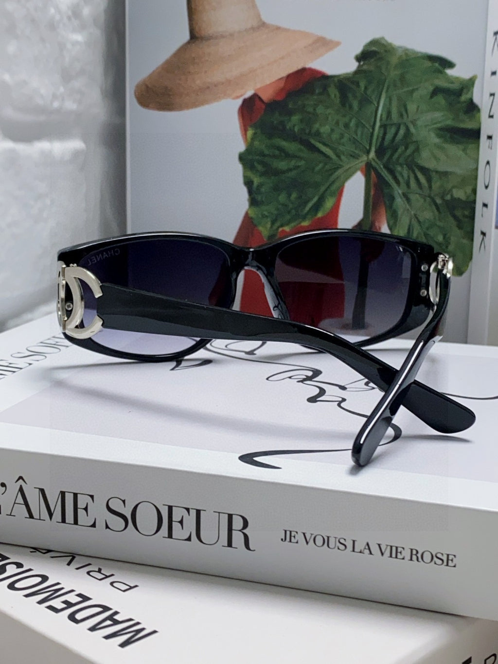 Chanel Metal Fashion Silver Lens Sunglasses for Men & Women - 867110 - detail image 2