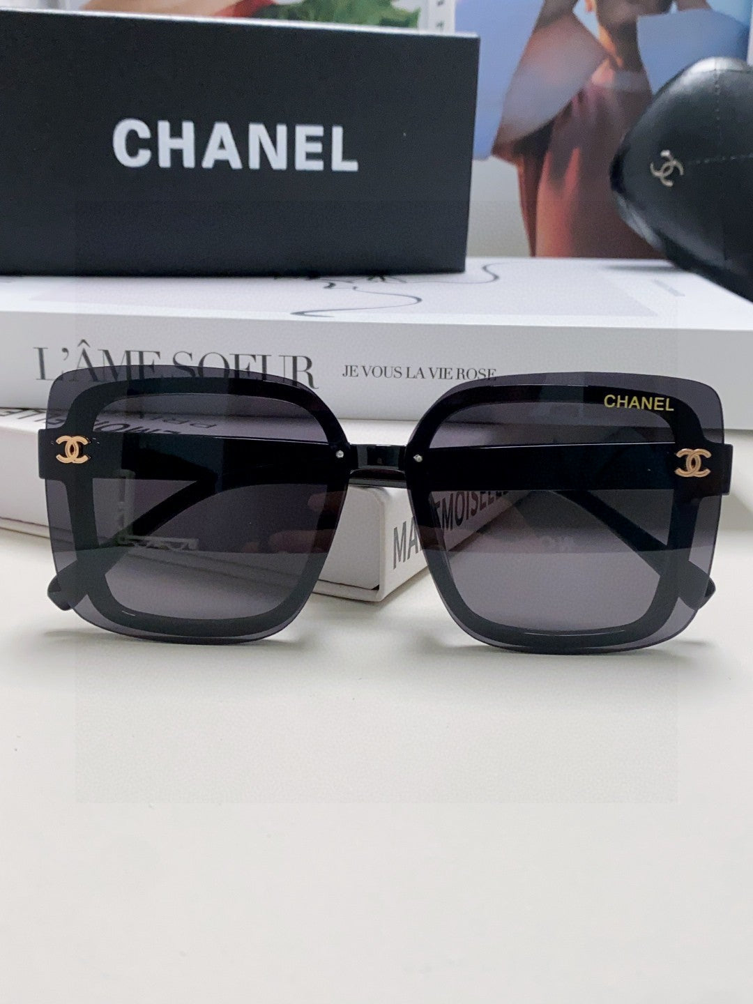 Chanel Fashion Gray Lens Sunglasses for Men & Women - 866961 - detail image 6