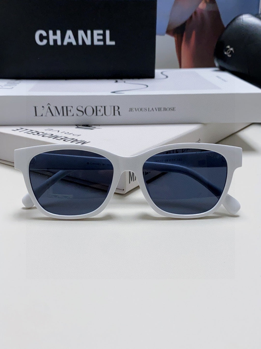Chanel CH5484 Fashion Blue Lens Sunglasses for Men & Women - 866965 - detail image 6