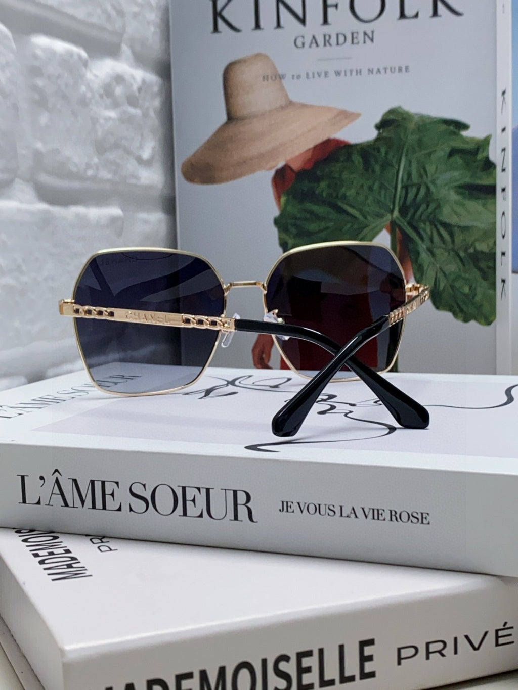 Chanel Metal Oversized Silver Lens Sunglasses for Men & Women - 866970