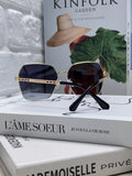Chanel Metal Oversized Silver Lens Sunglasses for Men & Women - 866970