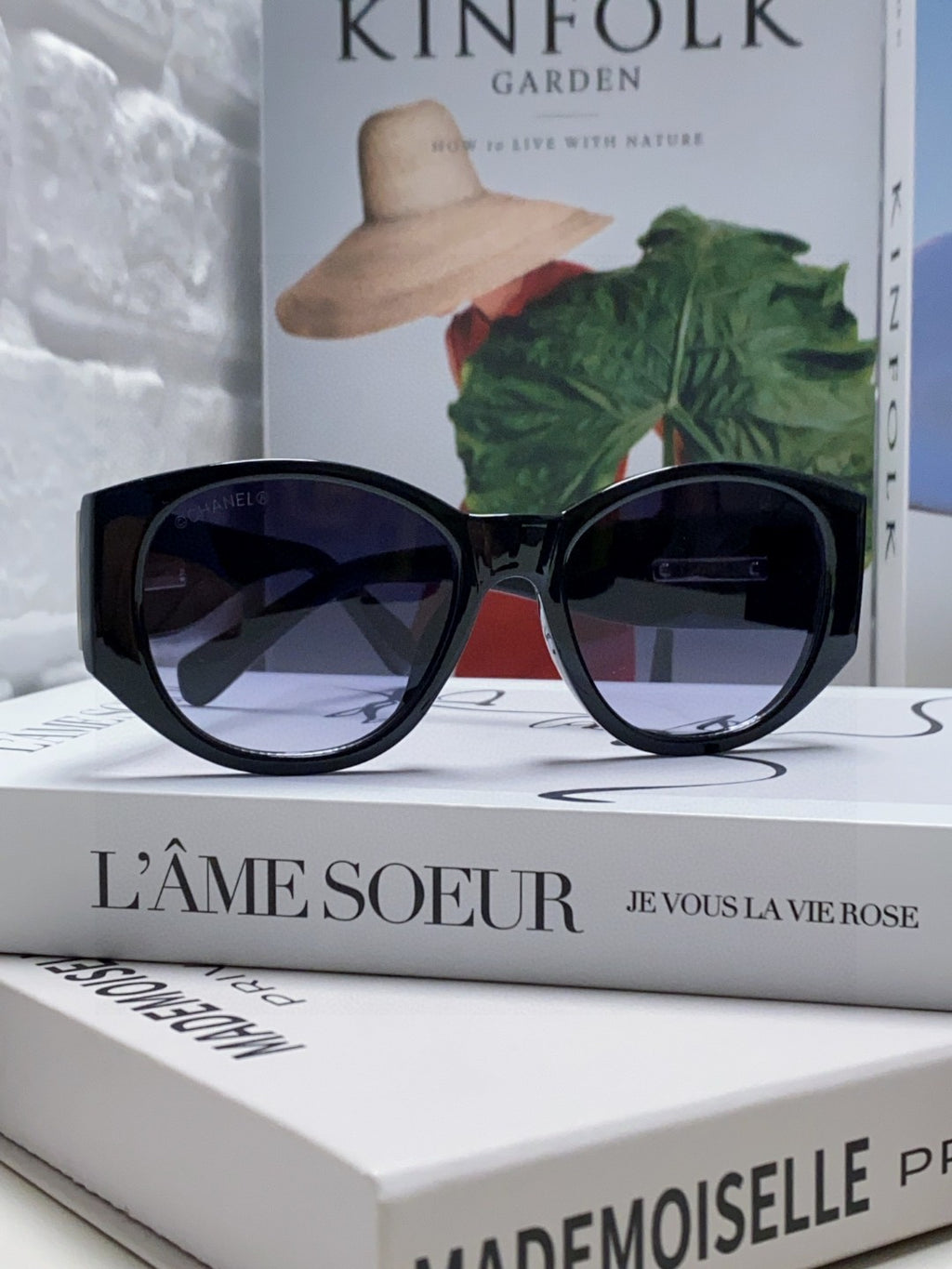 Chanel Polarized Cat-Eye Blue Lens Sunglasses for Women - 431506