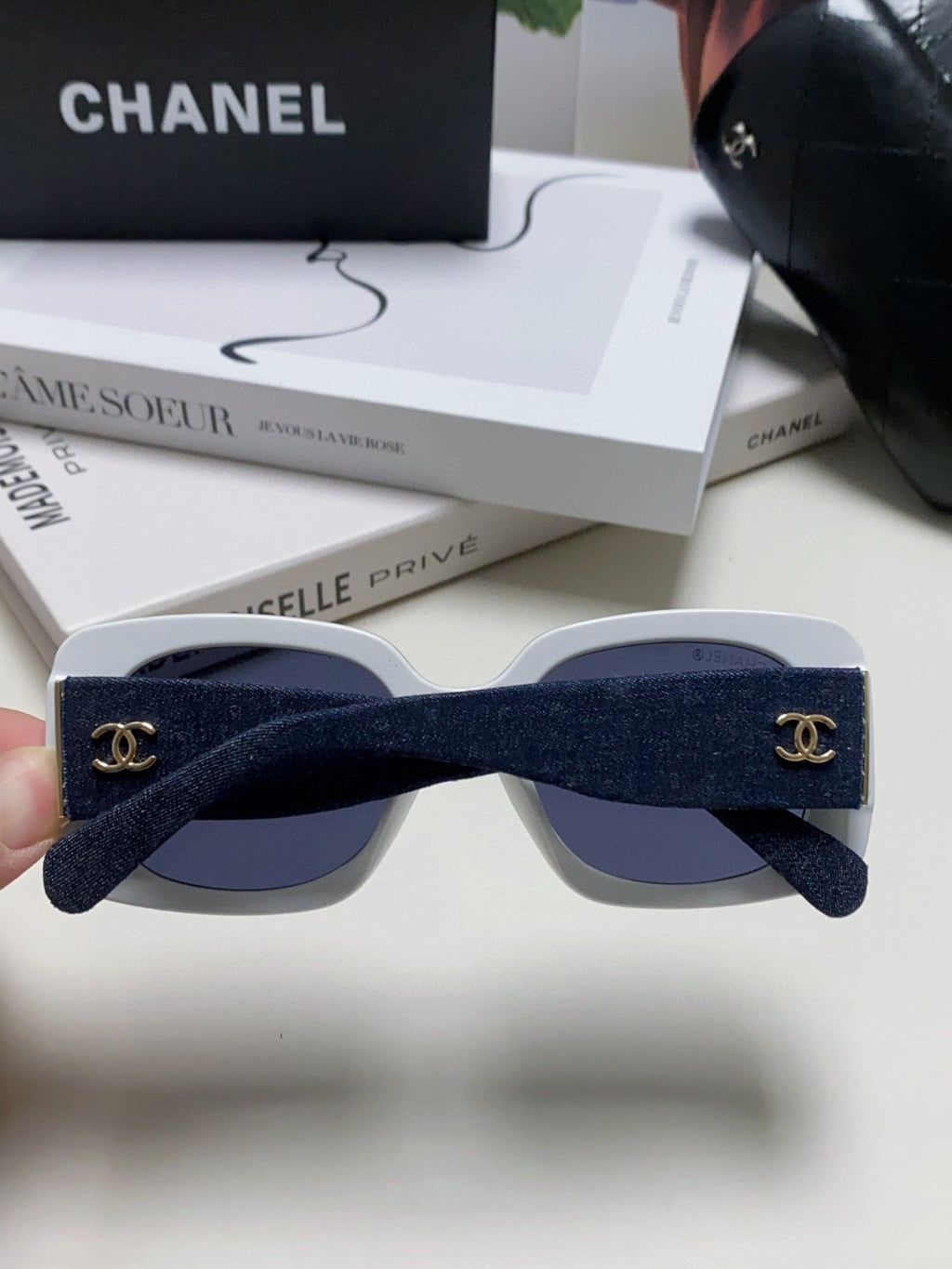 Chanel Square Silver Lens Sunglasses for Men & Women - 867068 - detail image 4