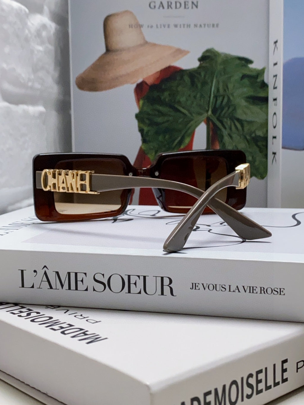 Chanel Polarized Square Red Lens Sunglasses for Men & Women - 867069 - detail image 2