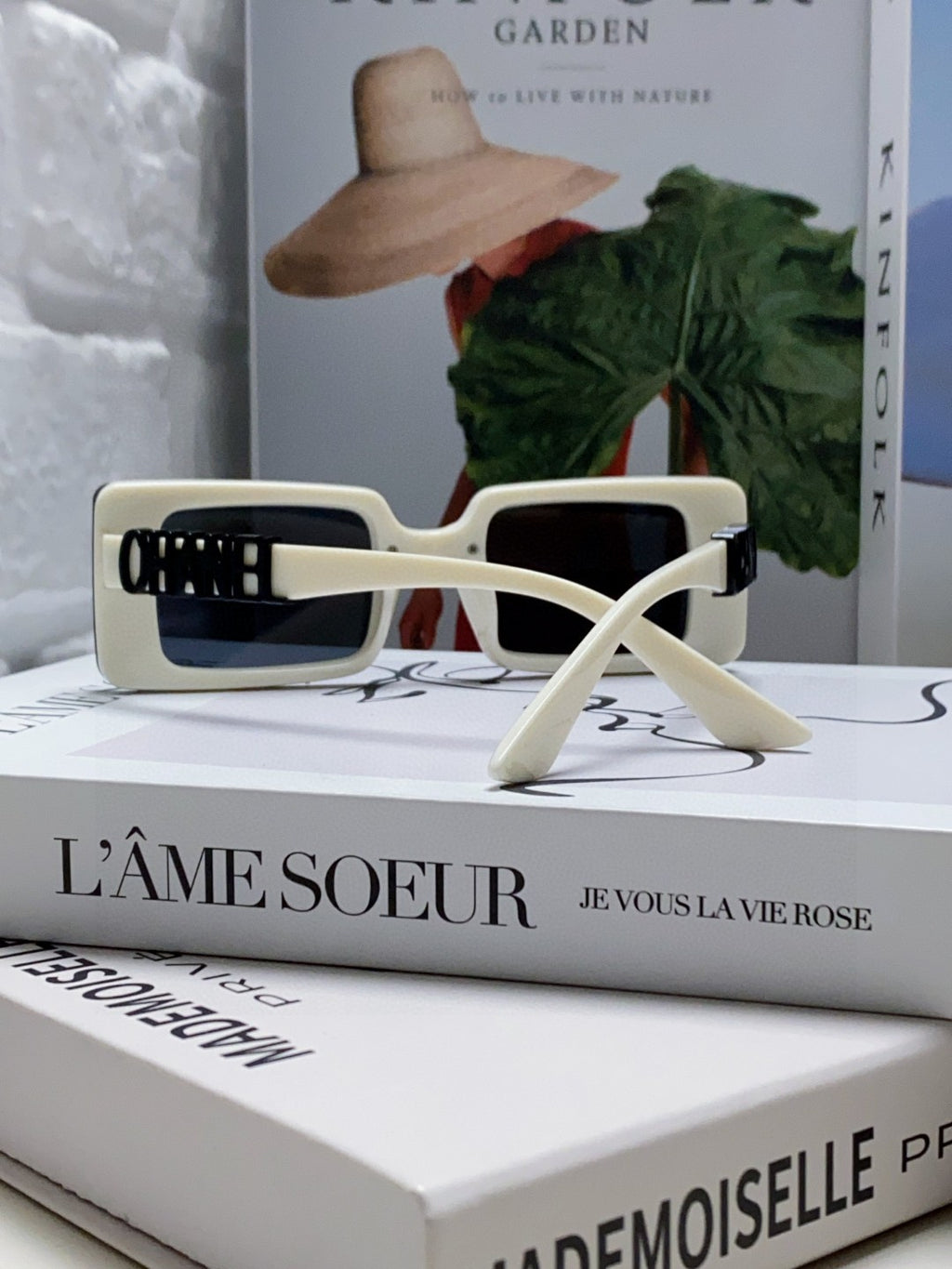 Chanel Polarized Square Silver Lens Sunglasses for Men & Women - detail image 2