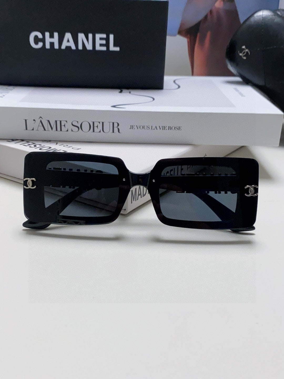 Chanel Polarized Square Blue Lens Sunglasses for Men & Women - 867071
