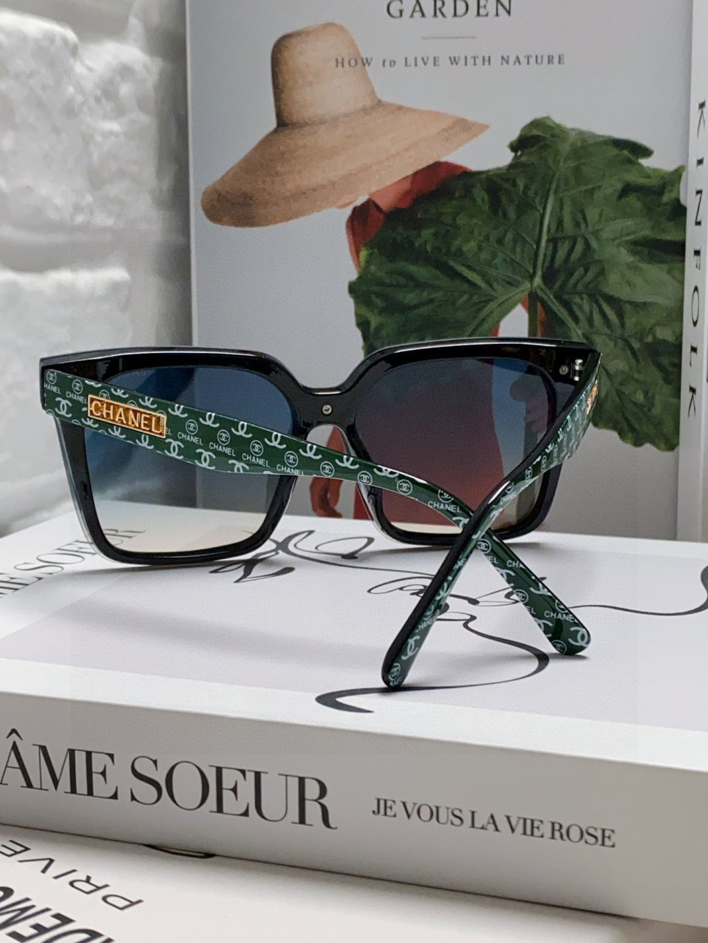 Chanel Square Black Lens Sunglasses for Men & Women - 867073 - detail image 2