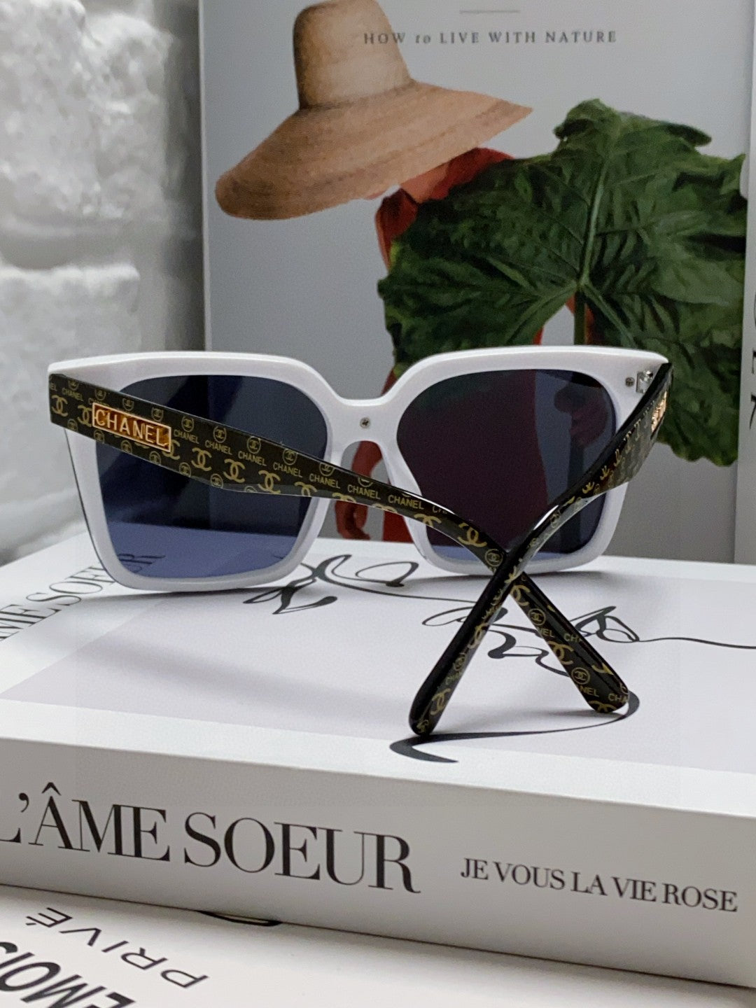 Chanel Square Blue Lens Sunglasses for Men & Women - 867074 - detail image 2