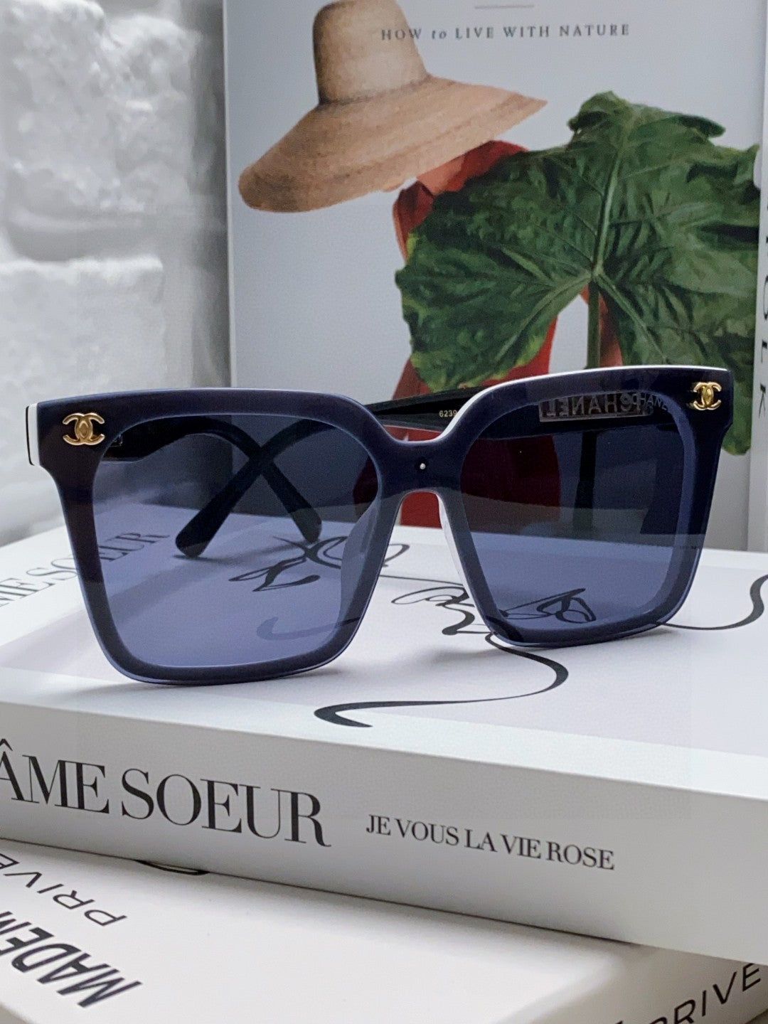 Chanel Square Blue Lens Sunglasses for Men & Women - 867074