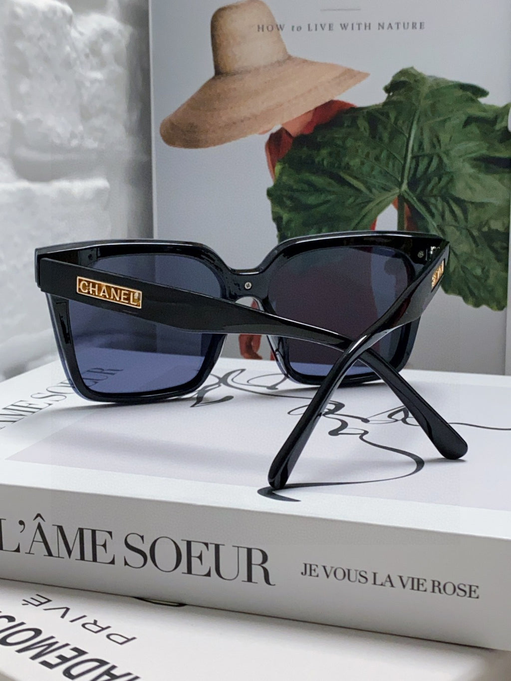 Chanel Square Black Lens Sunglasses for Men & Women - 867075 - detail image 2