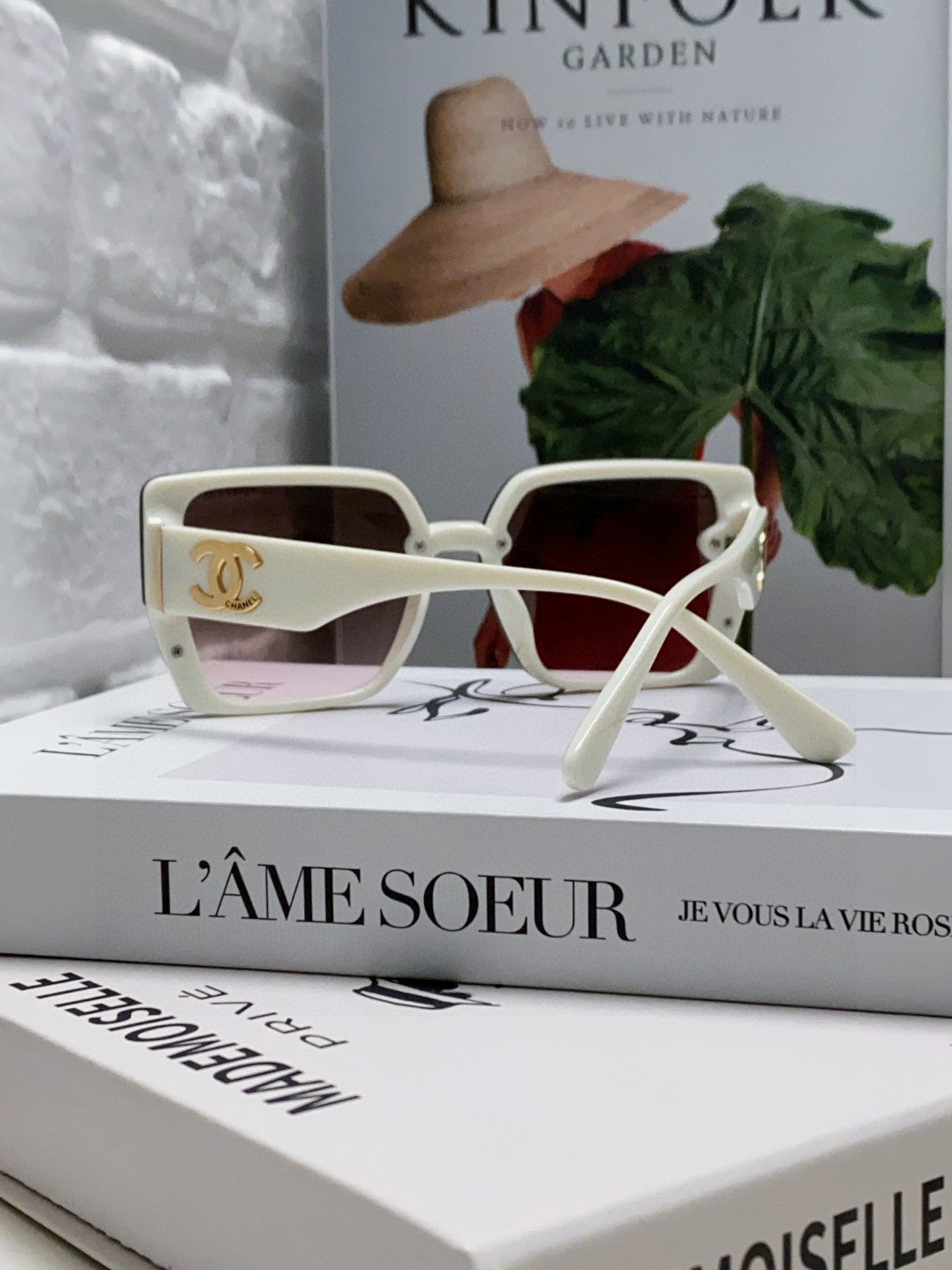 Chanel Polarized Square Red Lens Sunglasses for Men & Women - 867076 - detail image 2