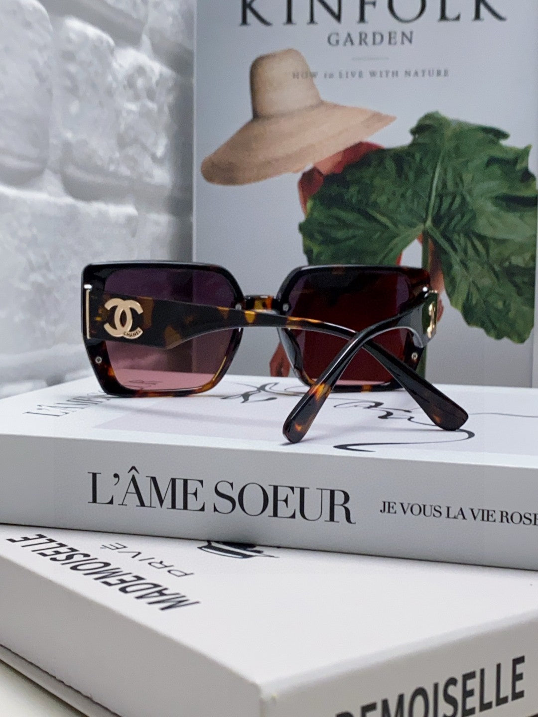 Chanel Polarized Square Red Lens Sunglasses for Men & Women - 867077 - detail image 2