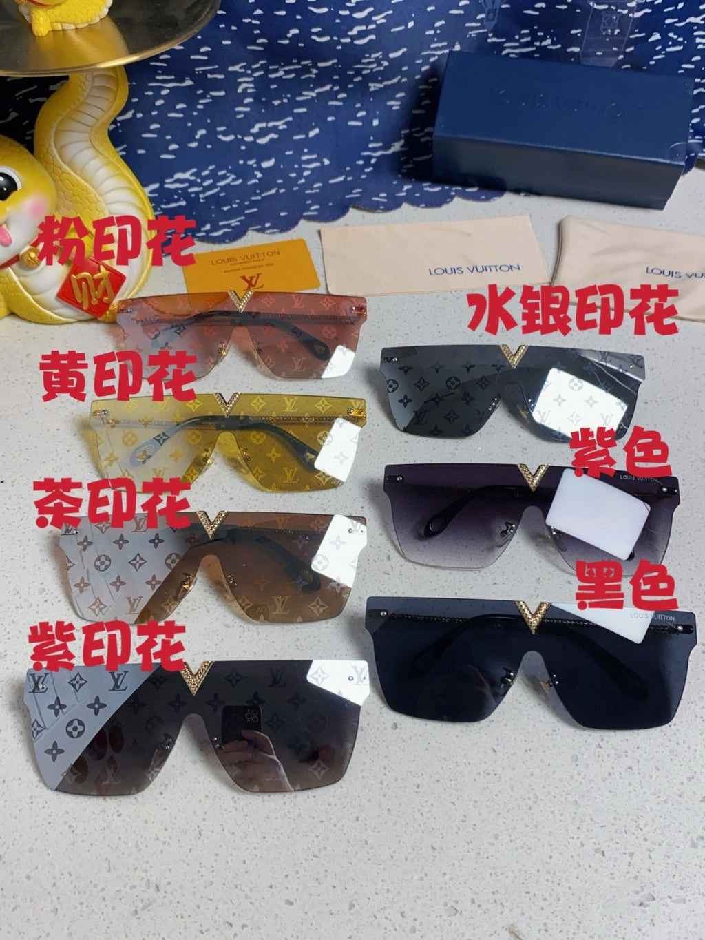 Louis Vuitton Fashion Silver Lens Sunglasses for Men & Women - 997391 - detail image 12