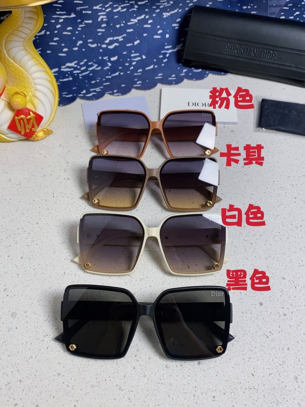 Dior Polarized Fashion Gray Lens Sunglasses for Women - 486889 - detail image 12