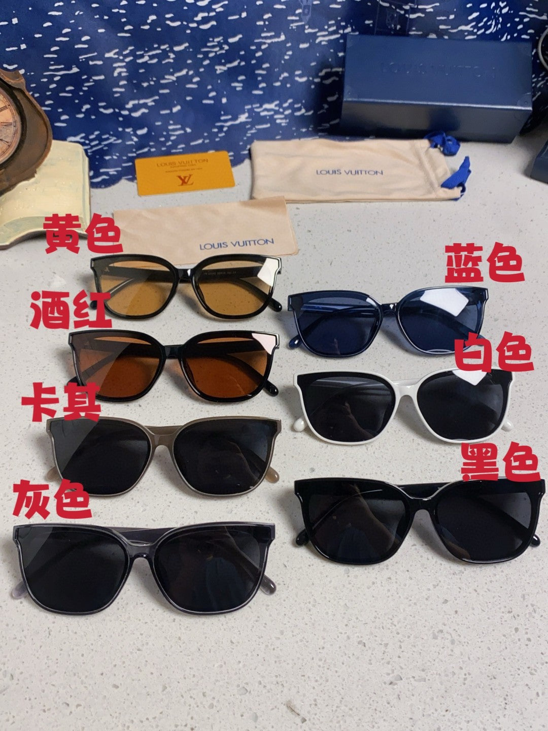 Louis Vuitton Fashion Gray Lens Sunglasses for Women - 381771 - detail image 11