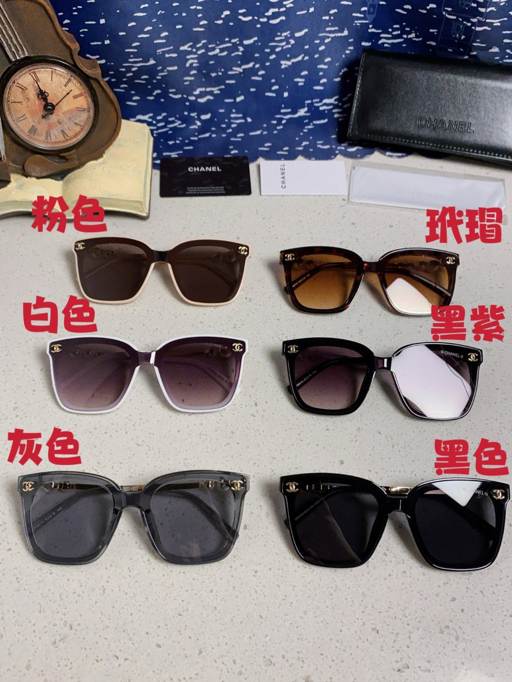 Chanel Fashion Gray Lens Sunglasses for Women - 431670 - detail image 12