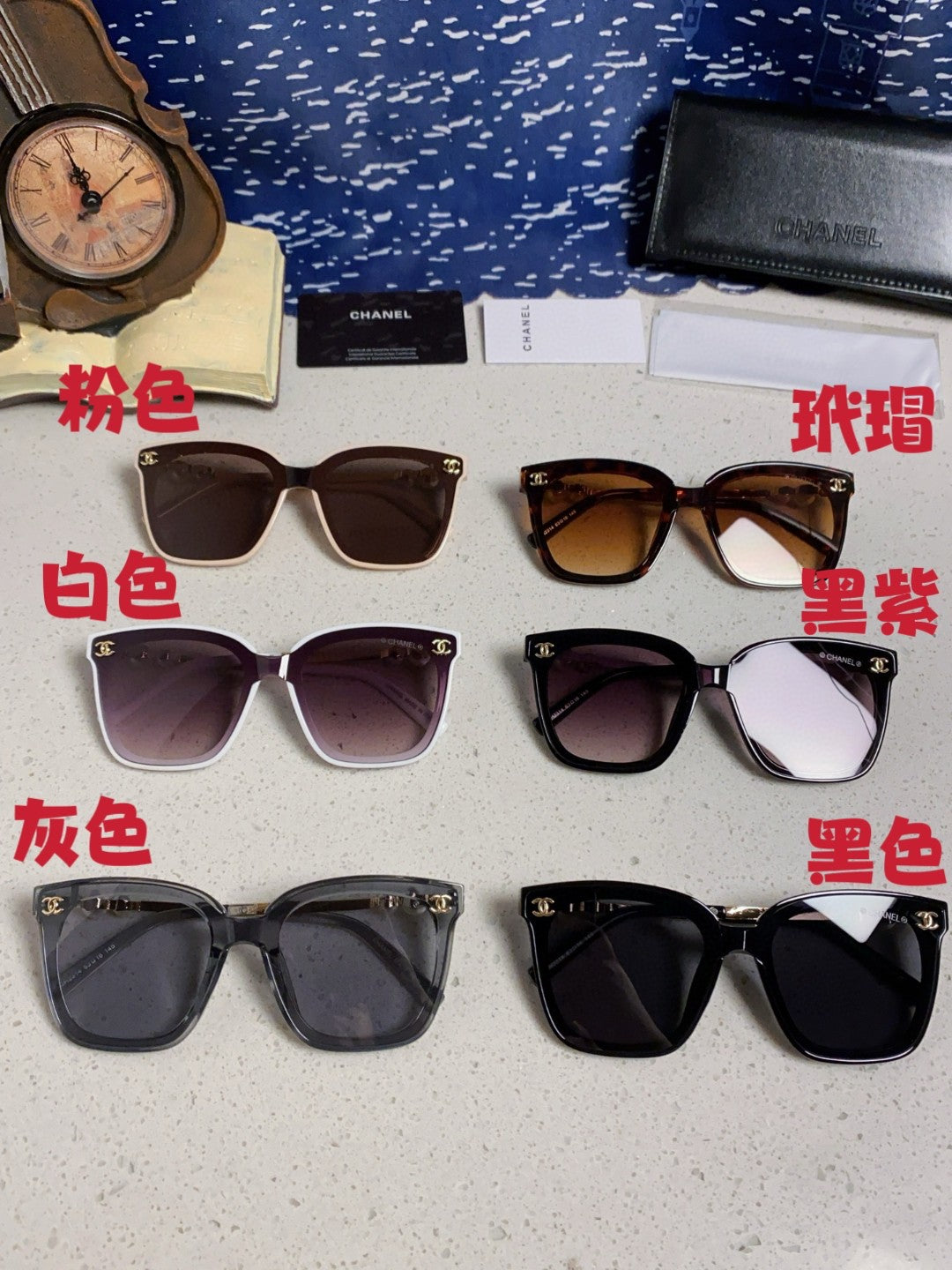 Chanel Fashion Silver Lens Sunglasses for Women - 867085 - detail image 11