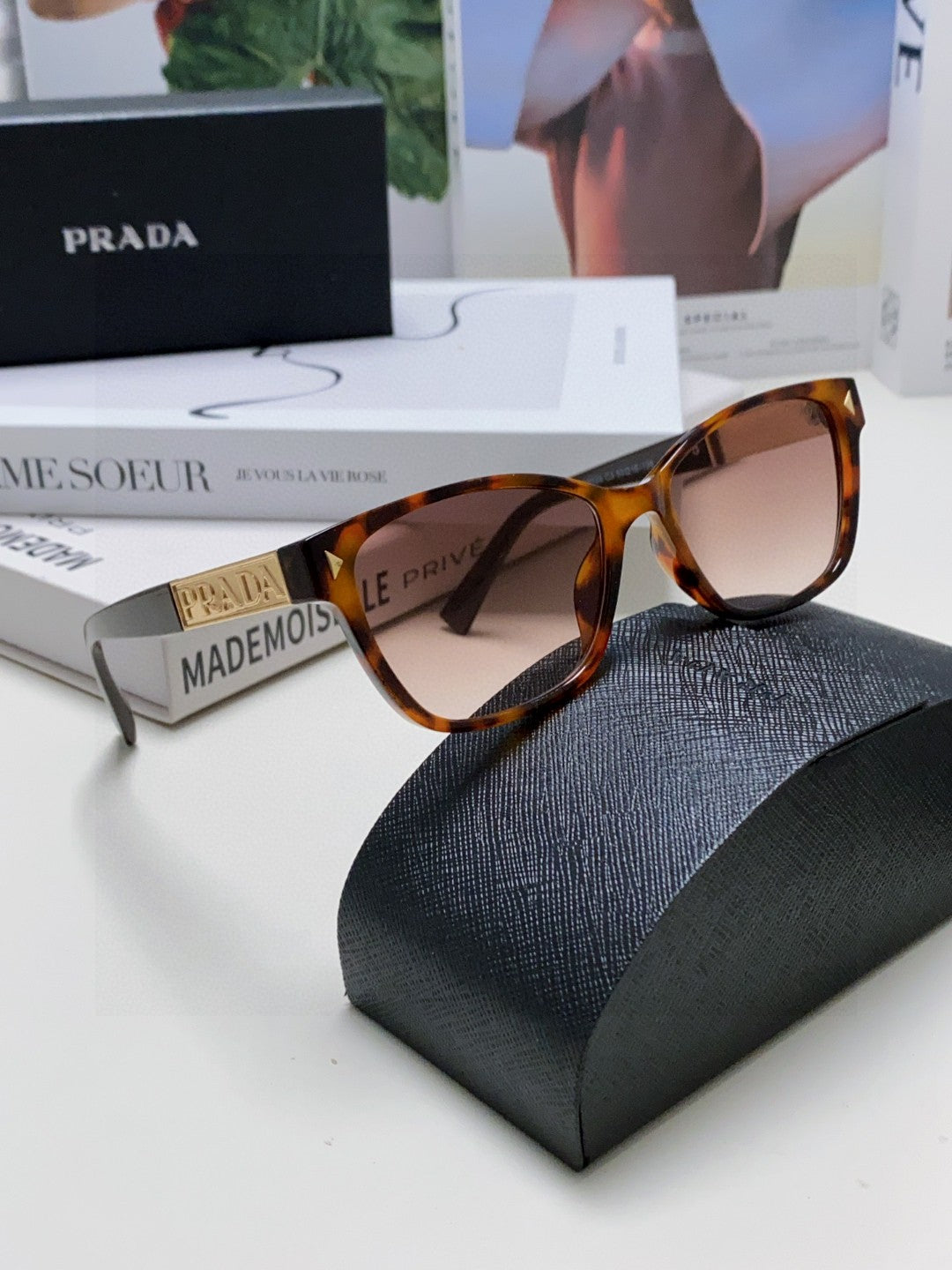 Prada Oversized Silver Lens Sunglasses for Men & Women - 449381 - detail image 7