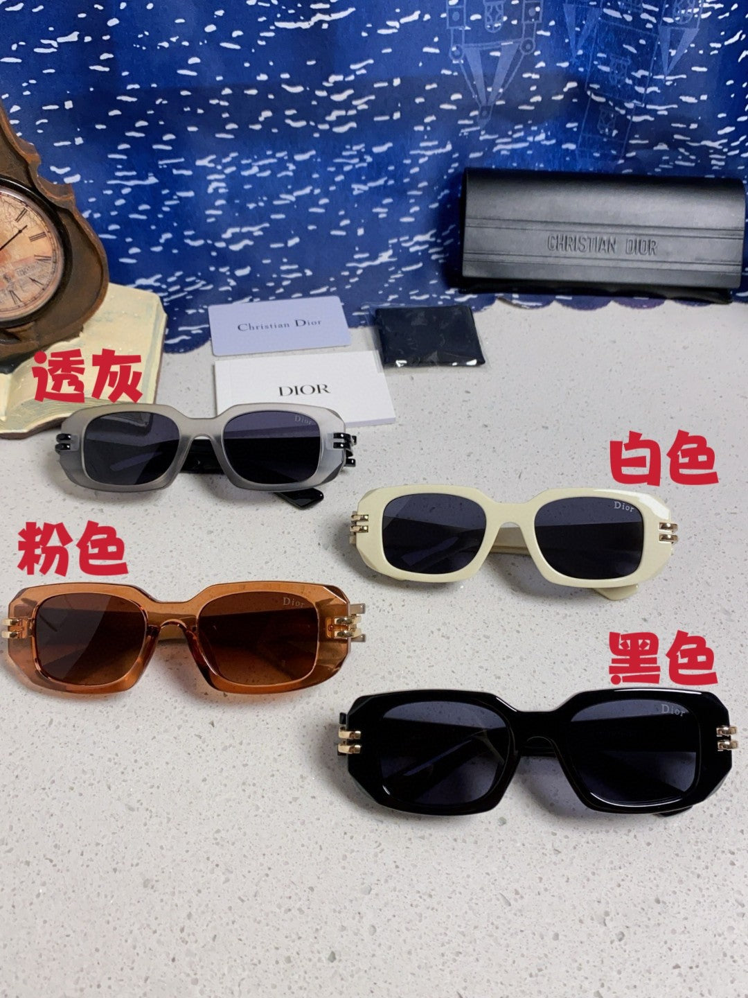 Dior Square Brown Lens Sunglasses for Men & Women - 465292 - detail image 12