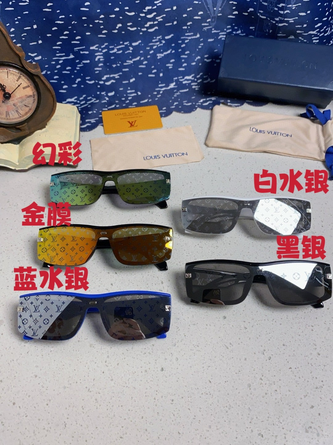 Louis Vuitton Fashion Orange Lens Sunglasses for Men & Women - detail image 12