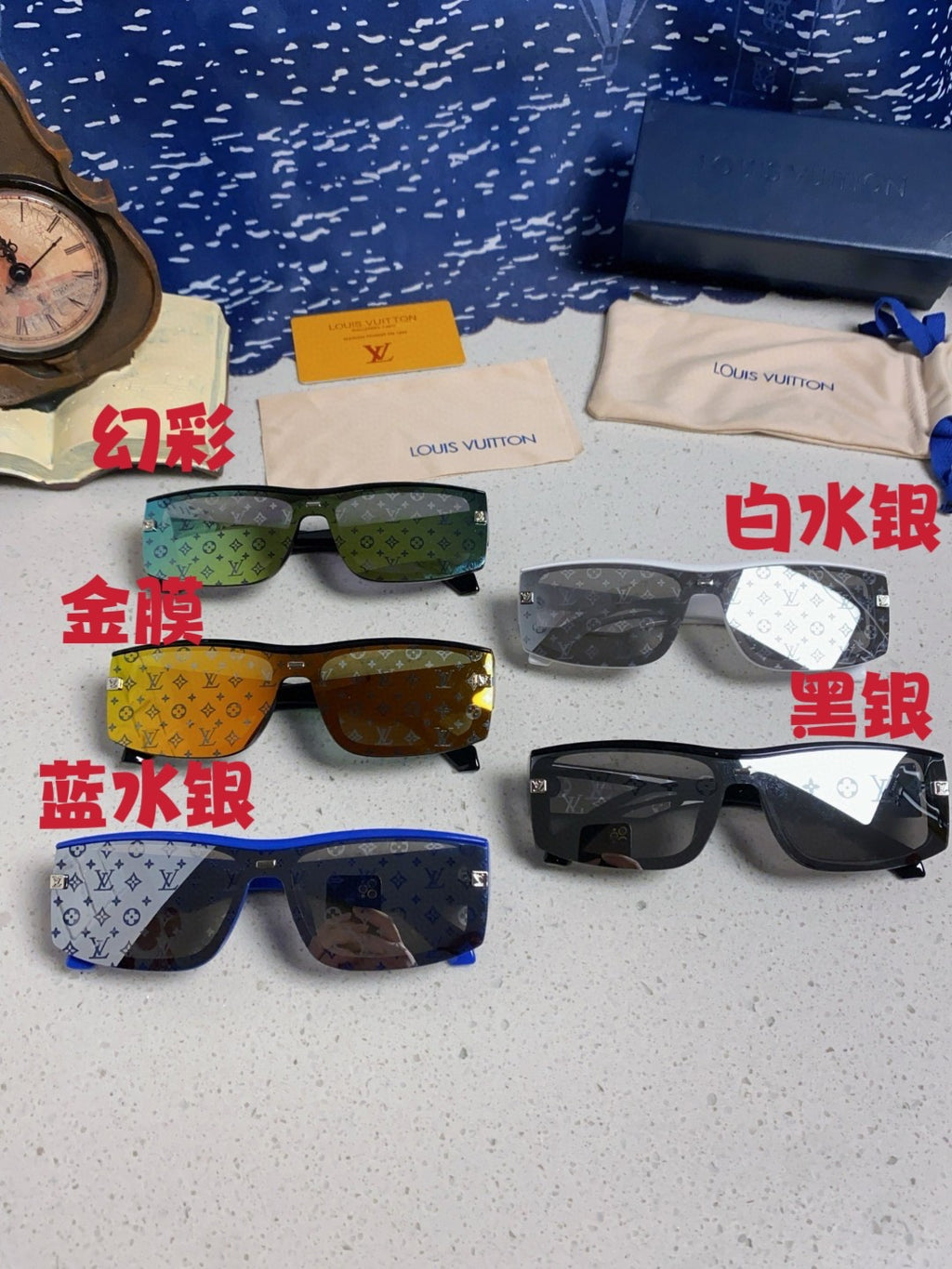 Louis Vuitton Fashion Gray Lens Sunglasses for Men & Women - 464660 - detail image 12