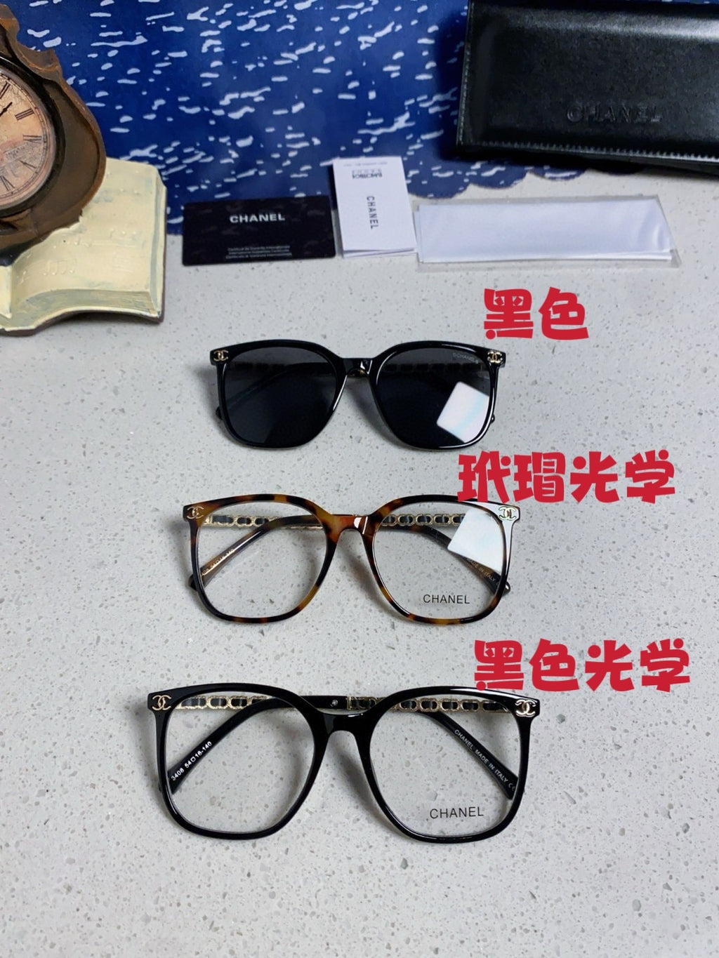 Chanel Fashion Gray Lens Sunglasses for Women - detail image 12