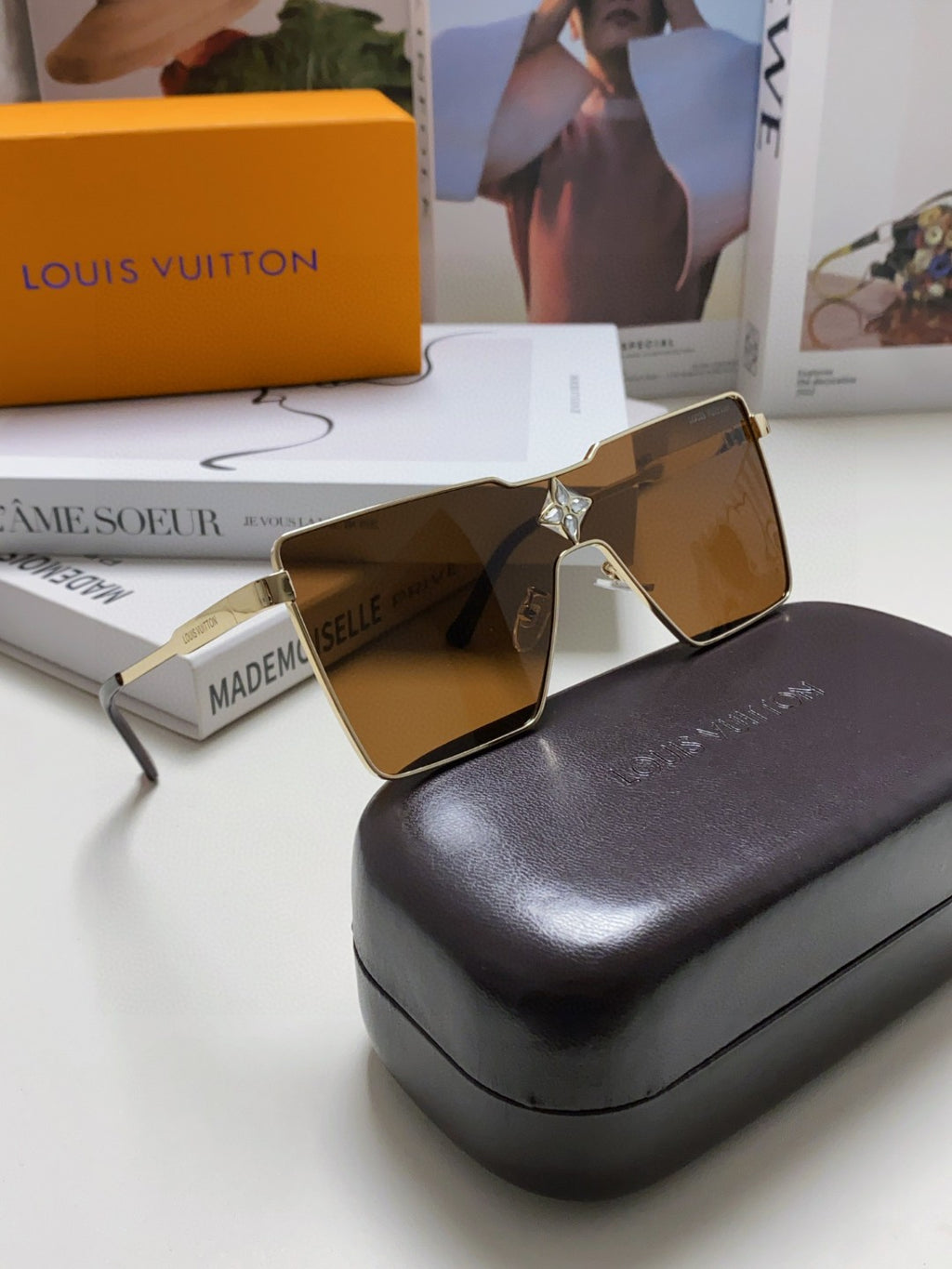 Louis Vuitton Z1700U Metal Fashion Brown Lens Sunglasses for Men & Wo - 448628 - detail image 7
