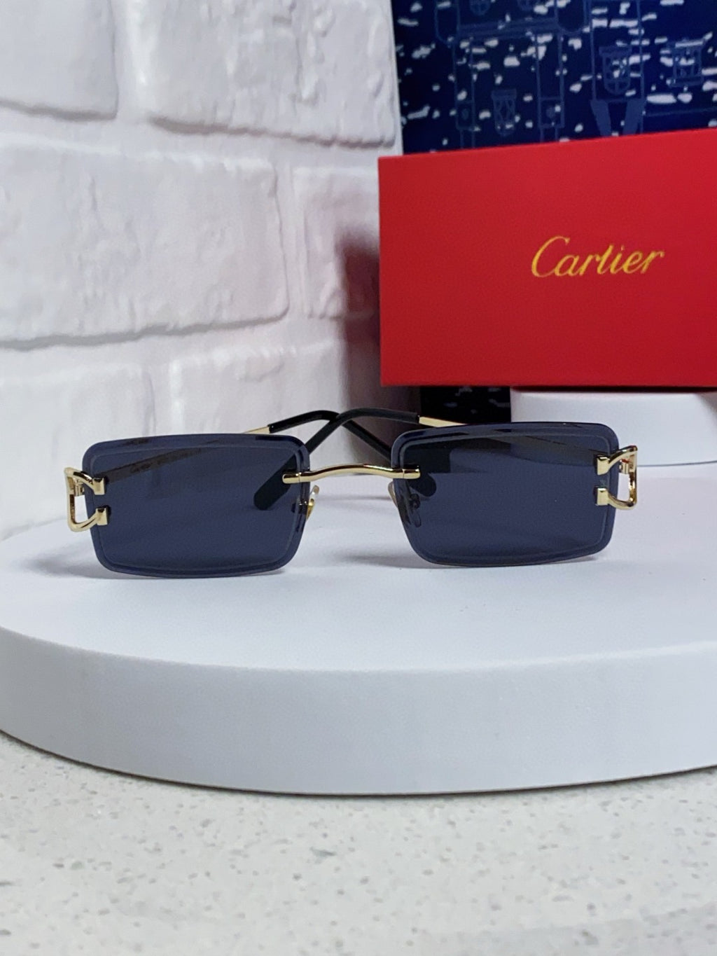Cartier Fashion Blue Lens Sunglasses for Men & Women - 415889 - detail image 2