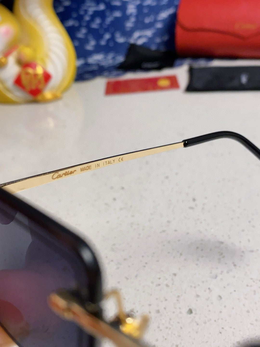 Cartier Fashion Blue Lens Sunglasses for Men & Women - 415889 - detail image 8