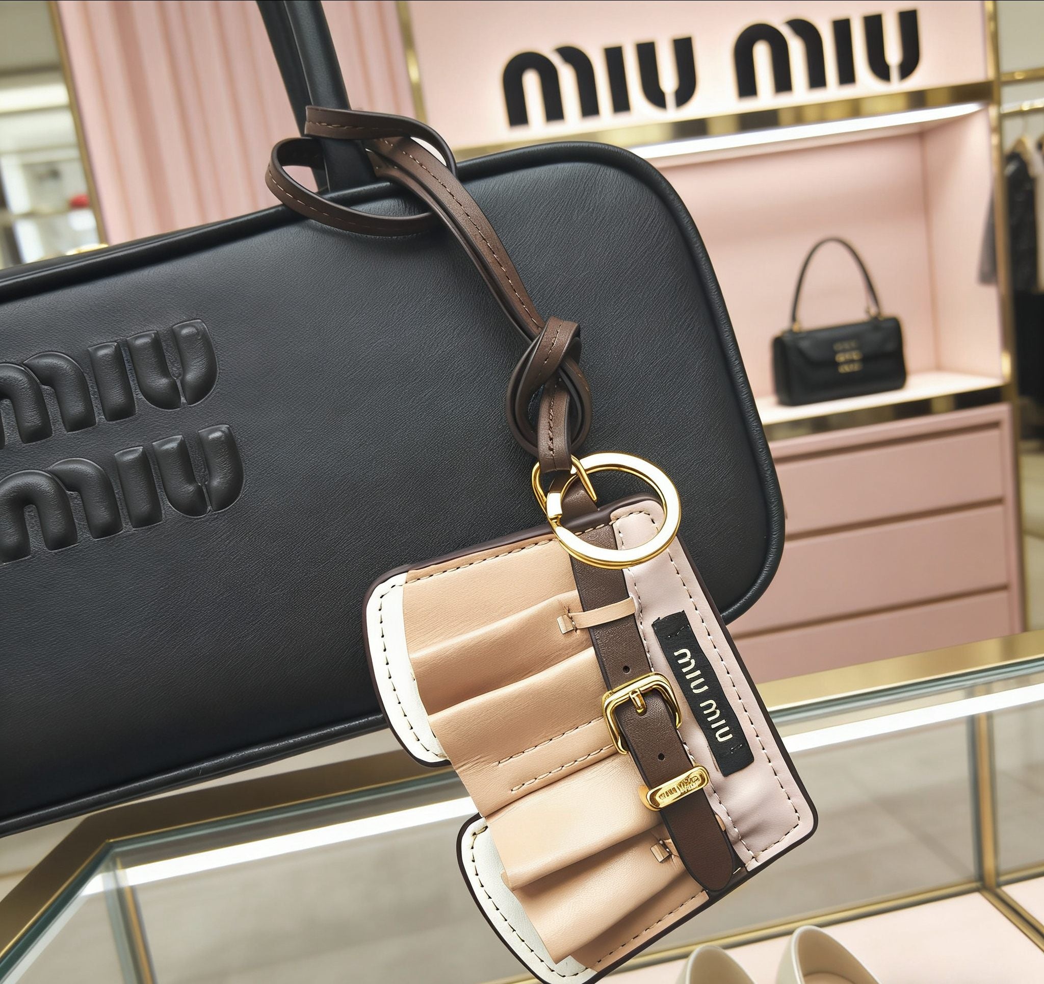 Miu Miu Fashion Black Lens Sunglasses for Men & Women - 372440