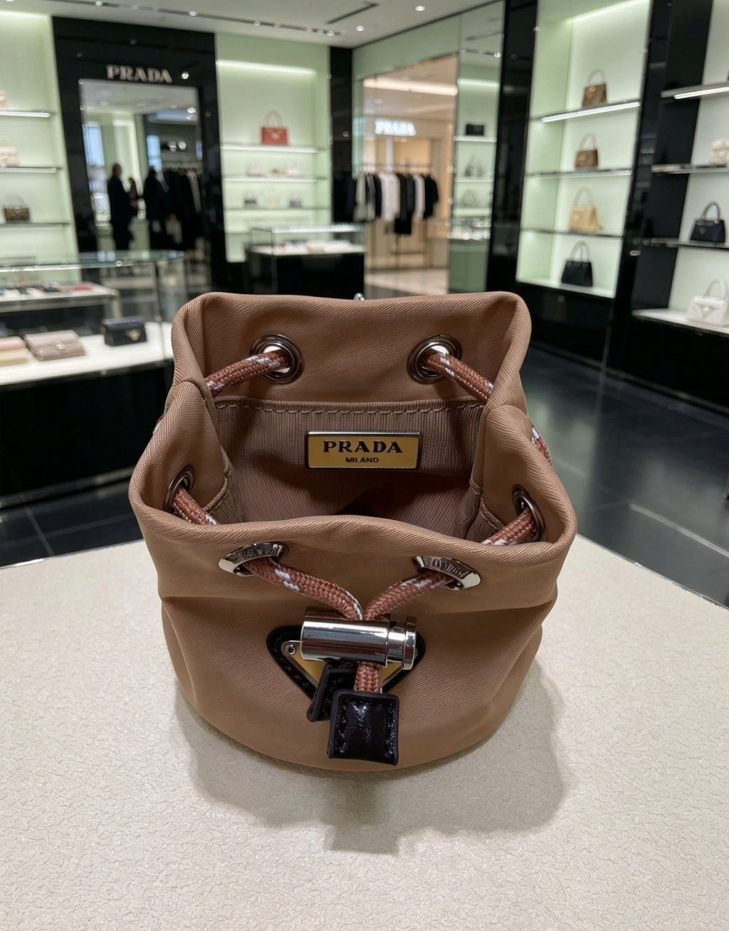 Prada F0008 Fashion Brown Lens Sunglasses for Men & Women - detail image 2