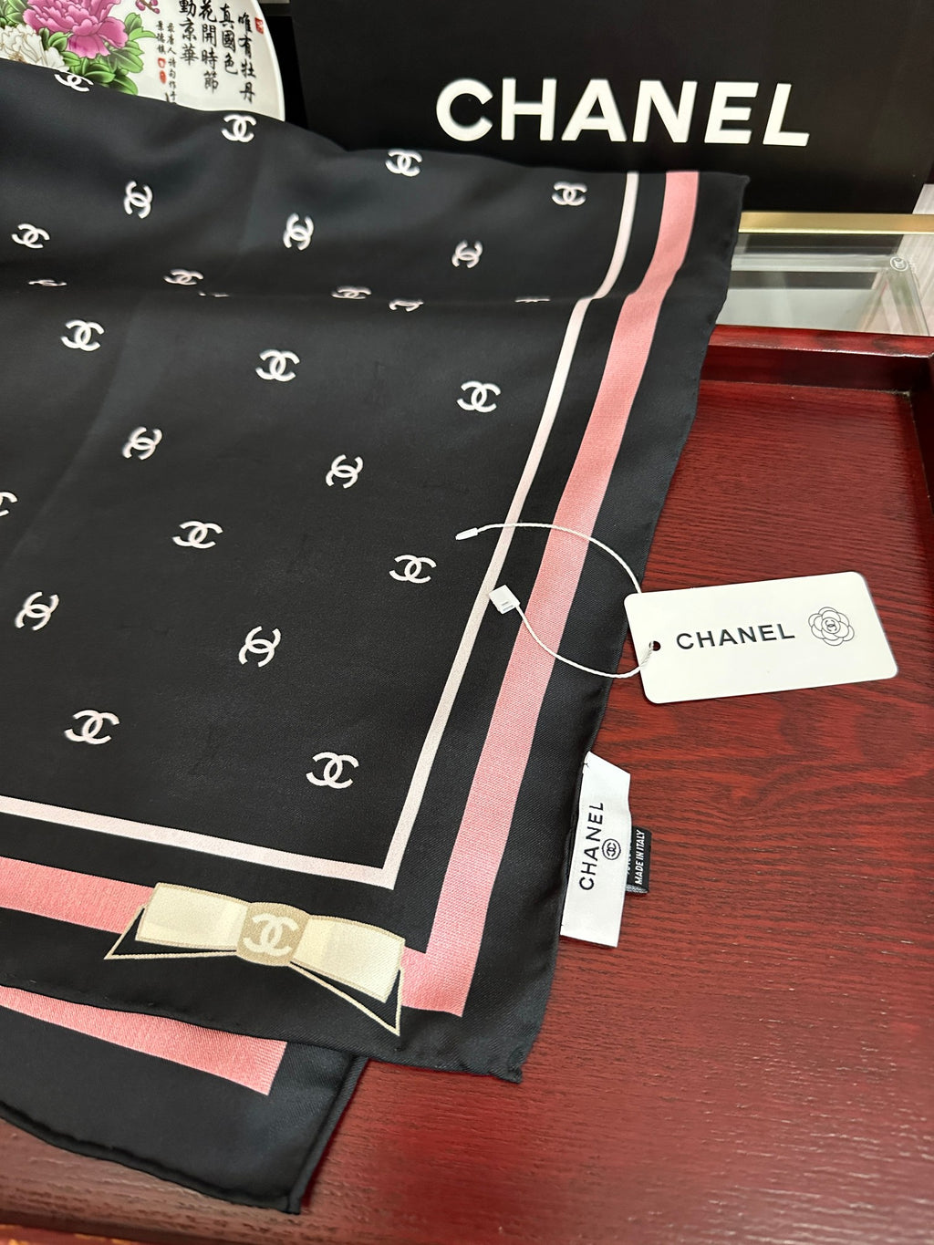 Chanel 90X90 Fashion Black Lens Sunglasses for Men & Women - 371677 - detail image 6