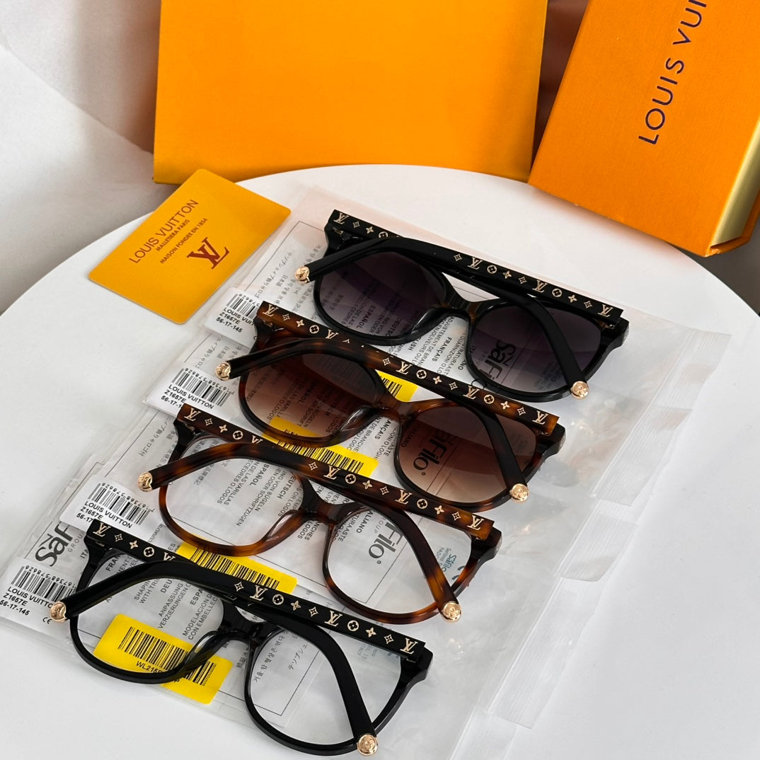 Louis Vuitton Z1657E Acetate Cat-Eye Orange Lens Sunglasses for Men & Women - detail image 8