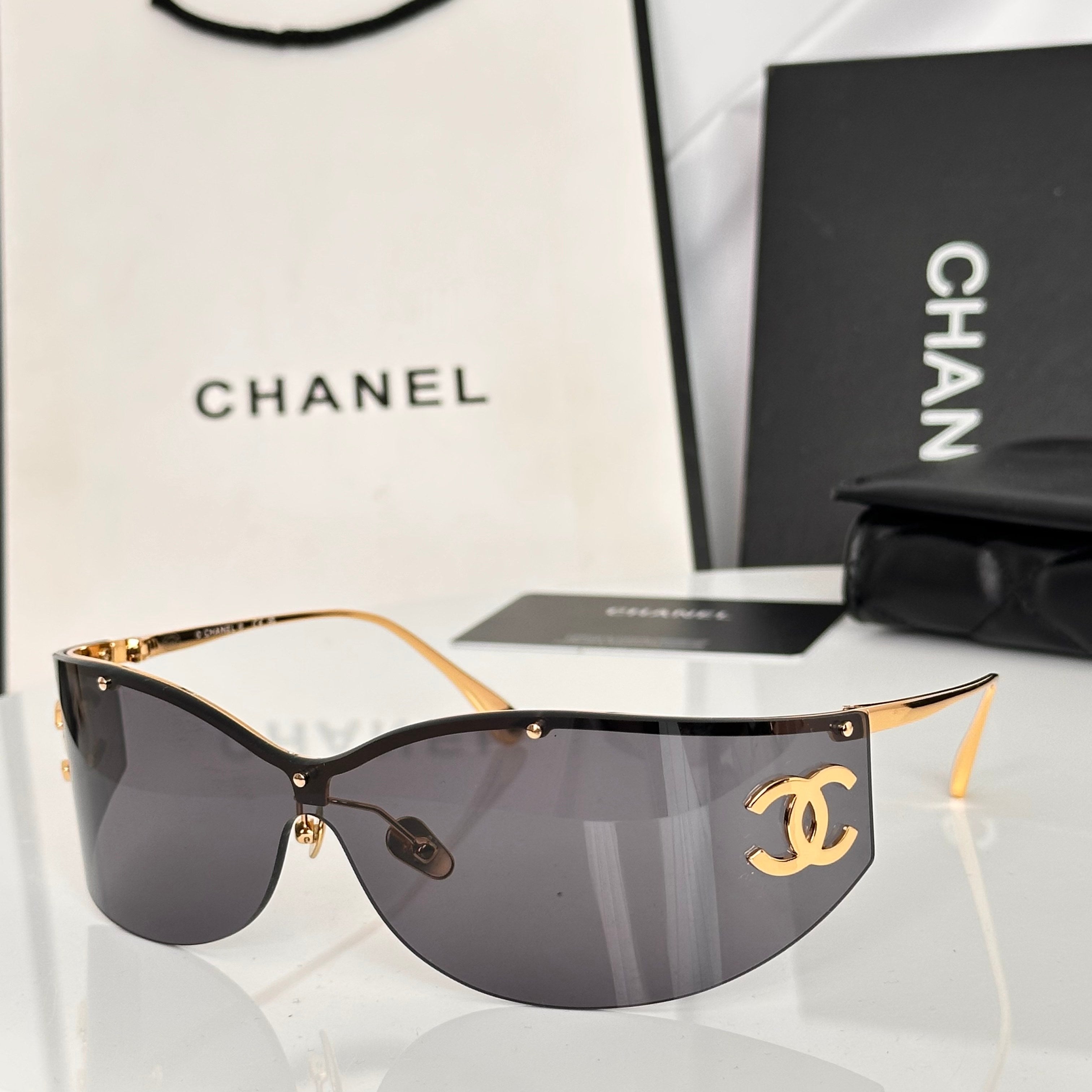 Chanel Fashion Silver Lens Sunglasses for Men & Women - 398459 - detail image 4