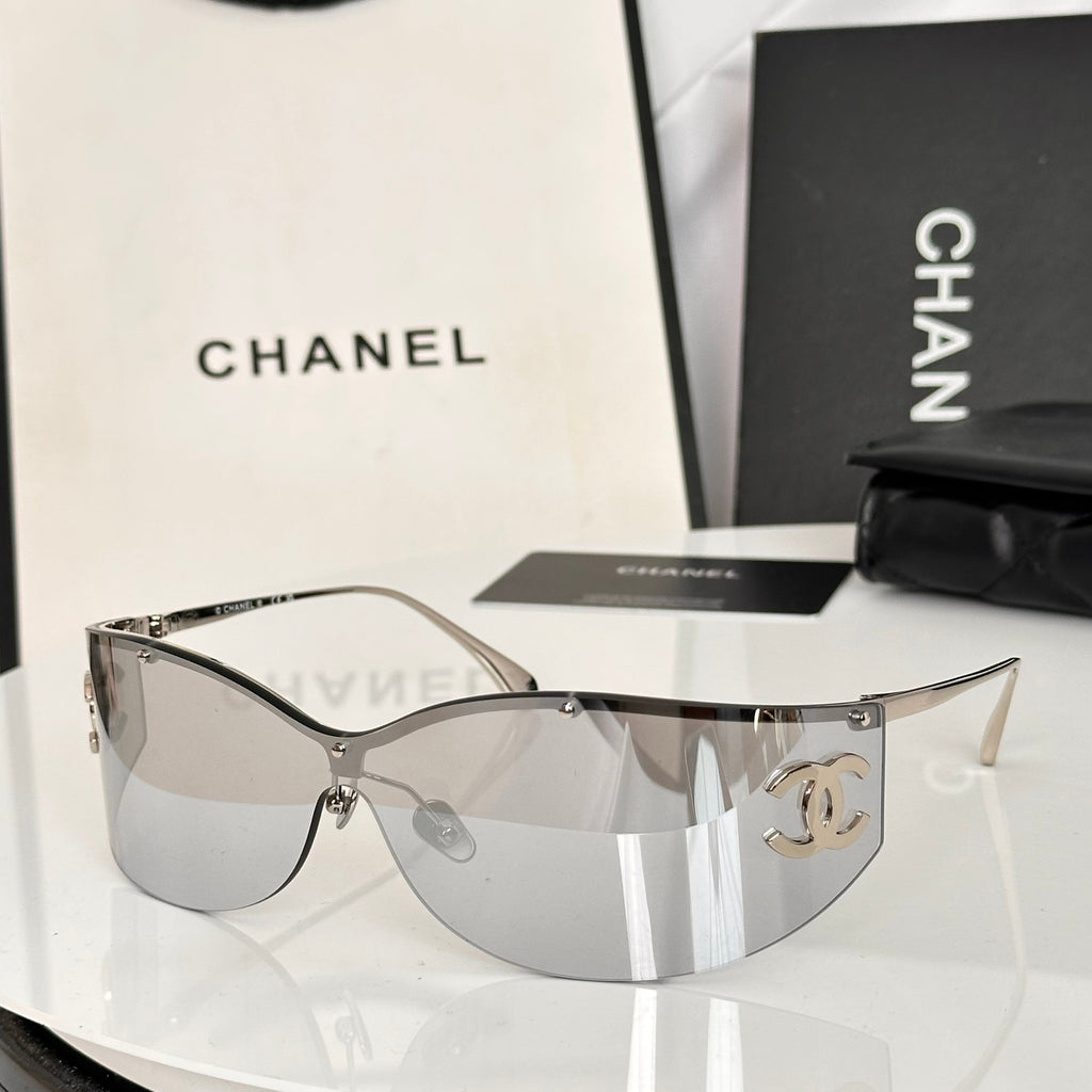 Chanel Fashion Silver Lens Sunglasses for Men & Women - 398459