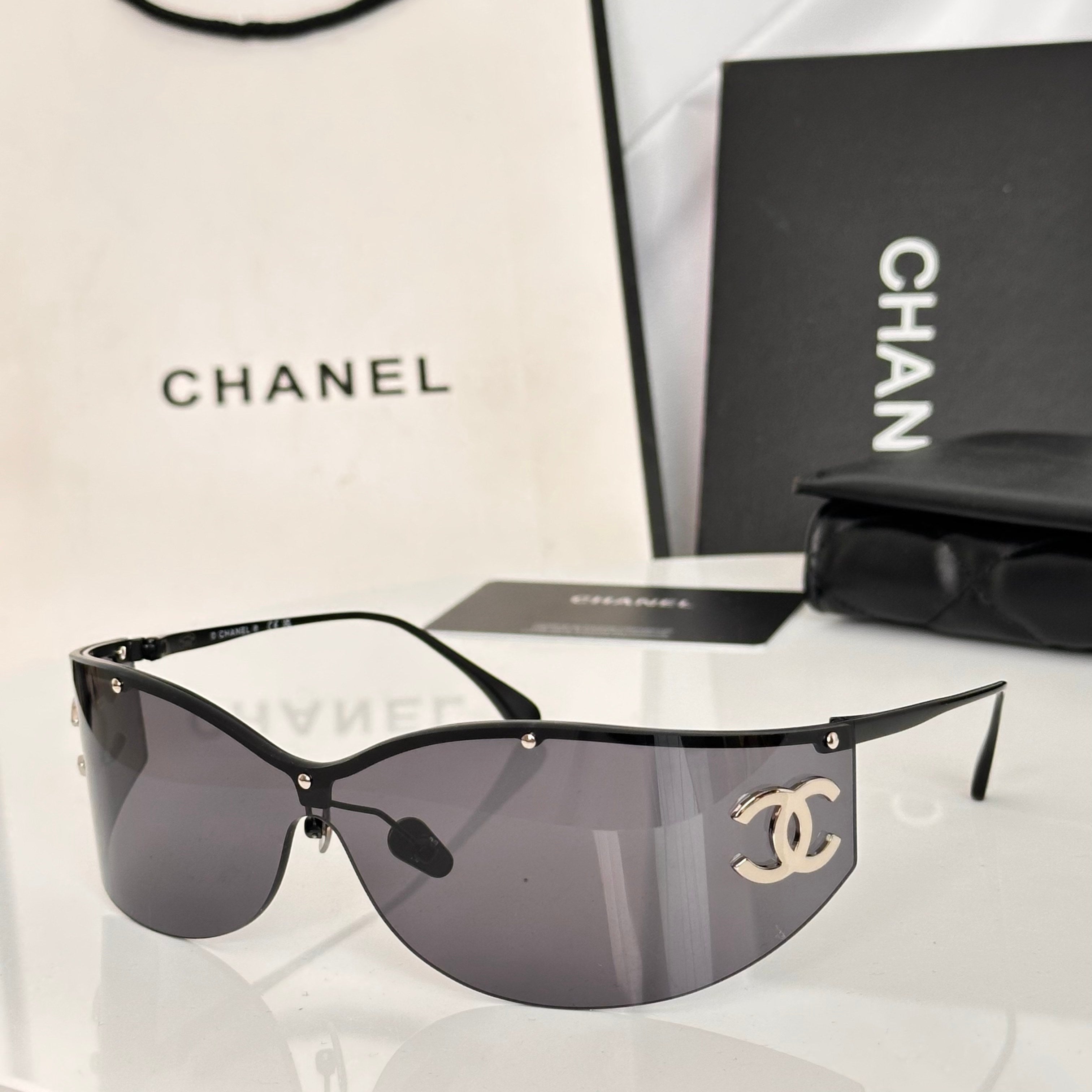 Chanel Fashion Silver Lens Sunglasses for Men & Women - 398459 - detail image 3