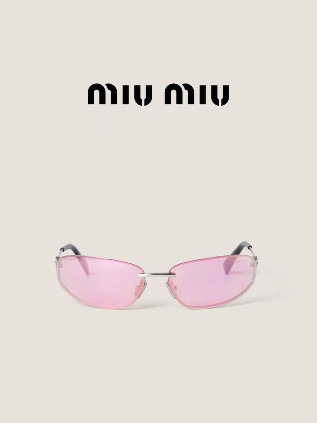 Miu Miu Fashion Pink Lens Sunglasses for Men & Women - 158588