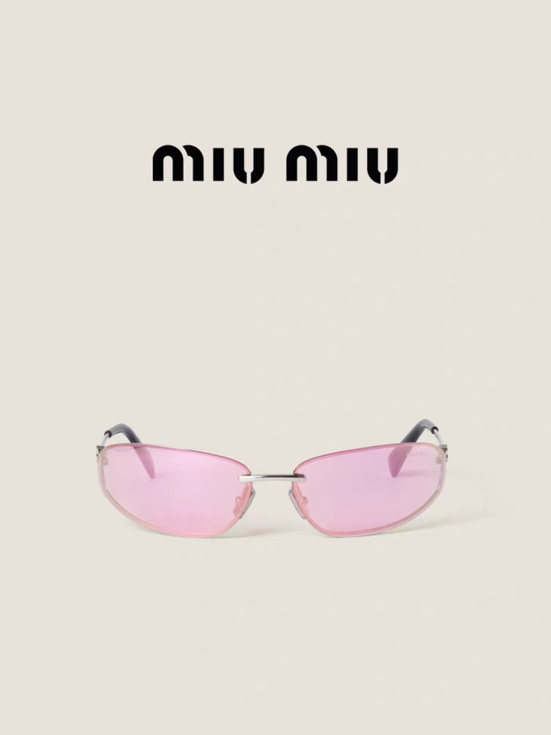 Miu Miu Fashion Pink Lens Sunglasses for Men & Women - 158588