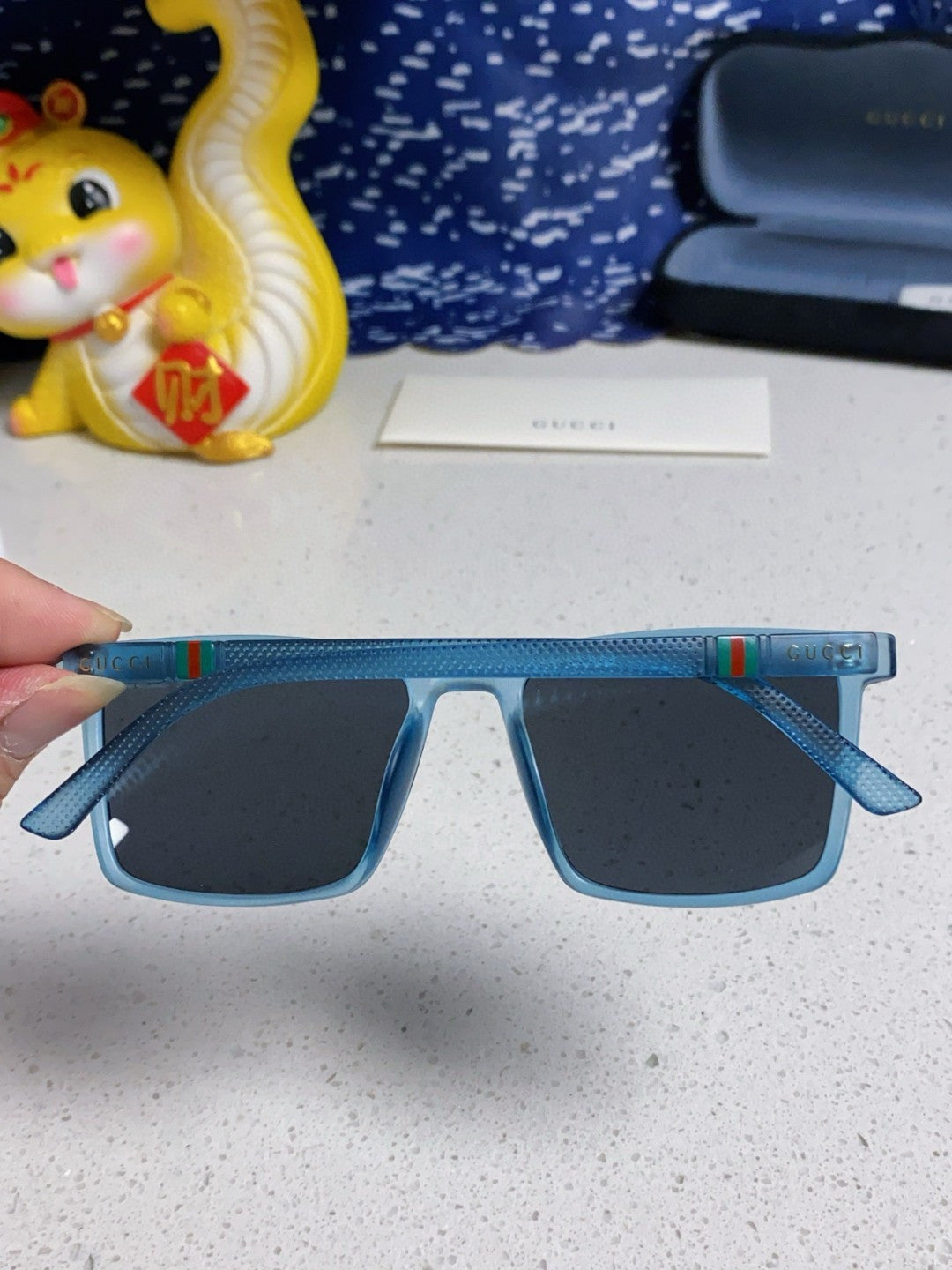 Gucci Polarized Fashion Blue Lens Sunglasses for Men & Women - 132291 - detail image 4