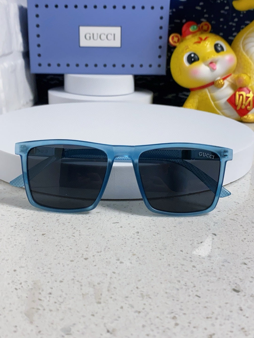Gucci Polarized Fashion Blue Lens Sunglasses for Men & Women - 132291 - detail image 7