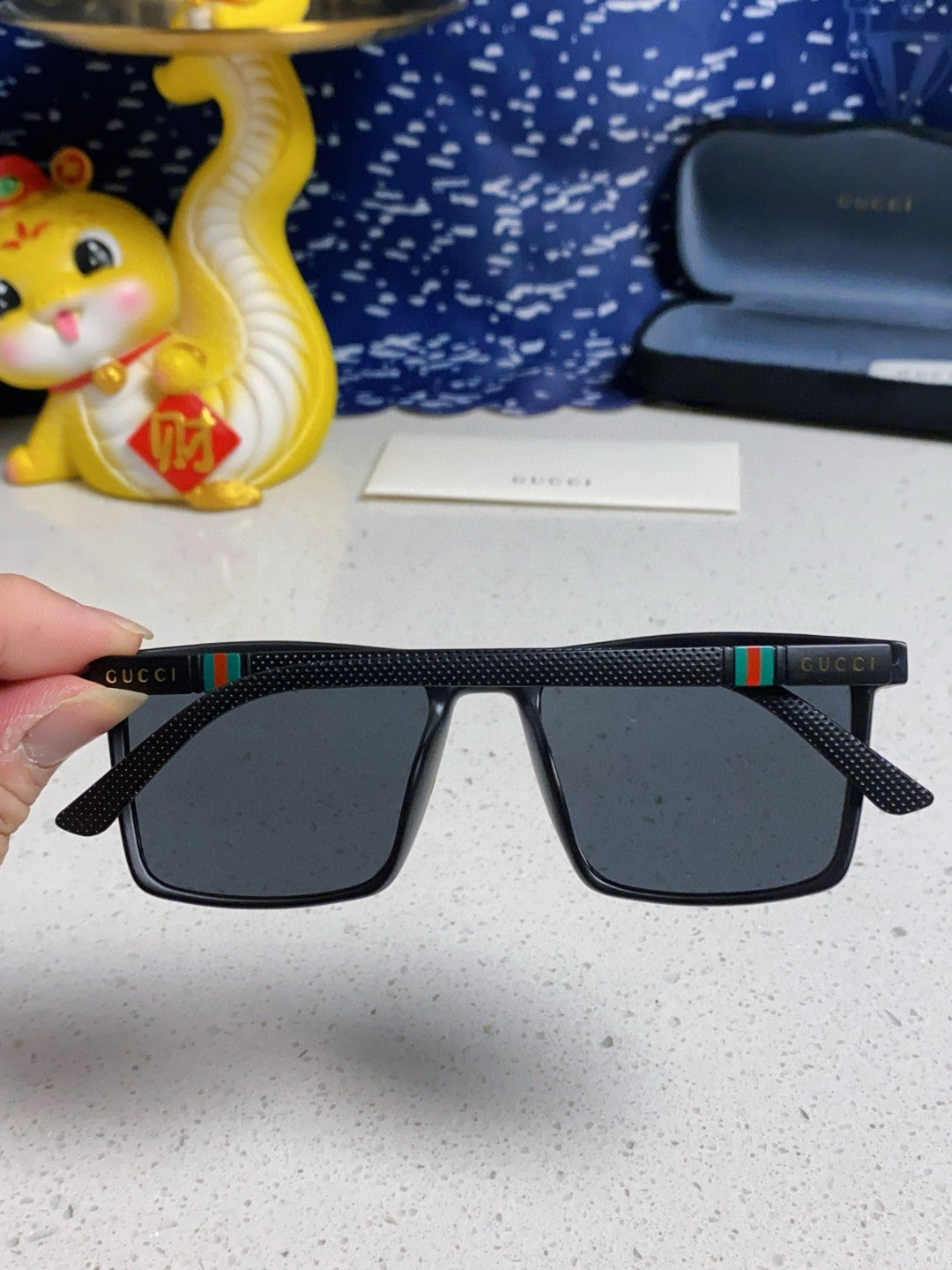 Gucci Polarized Fashion Blue Lens Sunglasses for Men & Women - 132293 - detail image 5