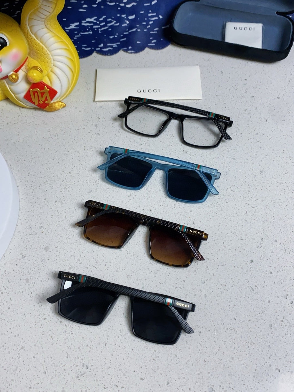 Gucci Polarized Fashion Blue Lens Sunglasses for Men & Women - 132293 - detail image 10