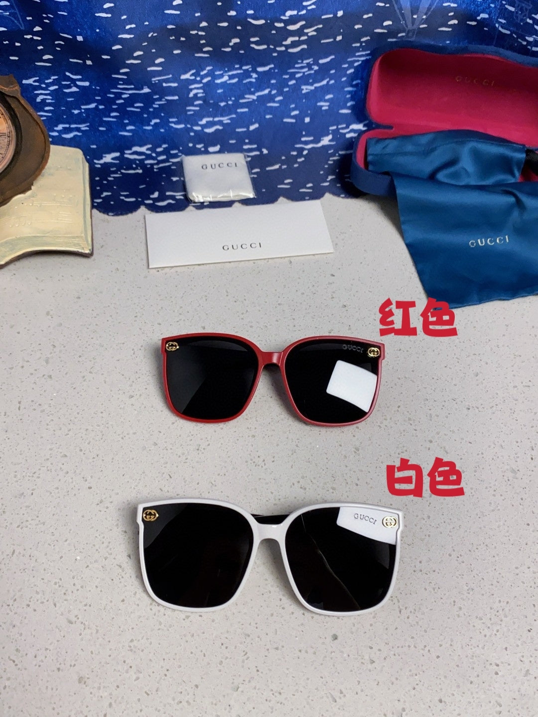 Gucci Fashion Black Lens Sunglasses for Women - 997545 - detail image 12