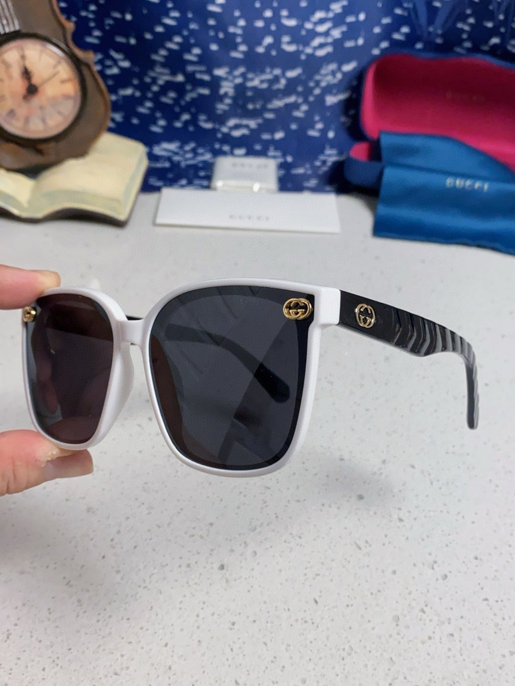 Gucci Fashion Silver Lens Sunglasses for Women - detail image 6