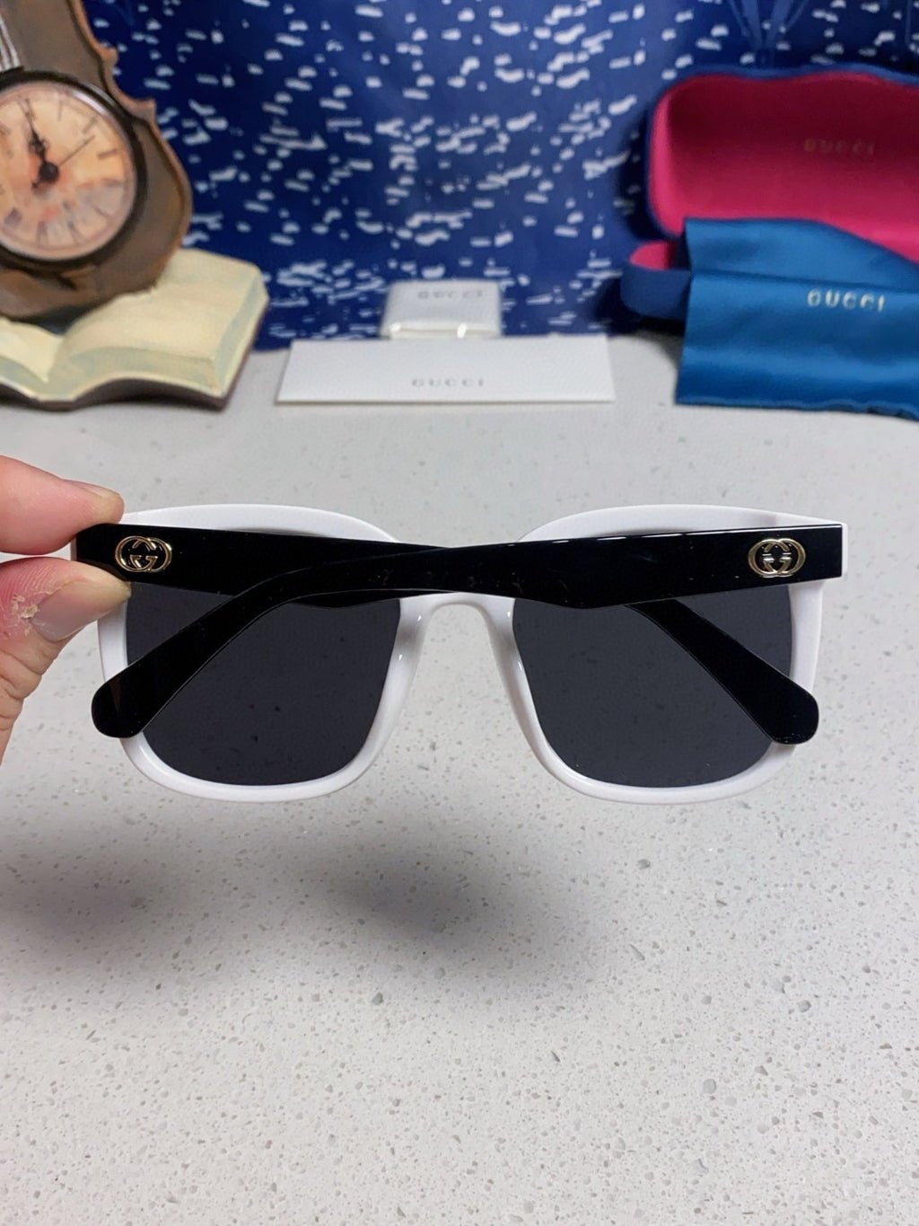 Gucci Fashion Silver Lens Sunglasses for Women - detail image 5