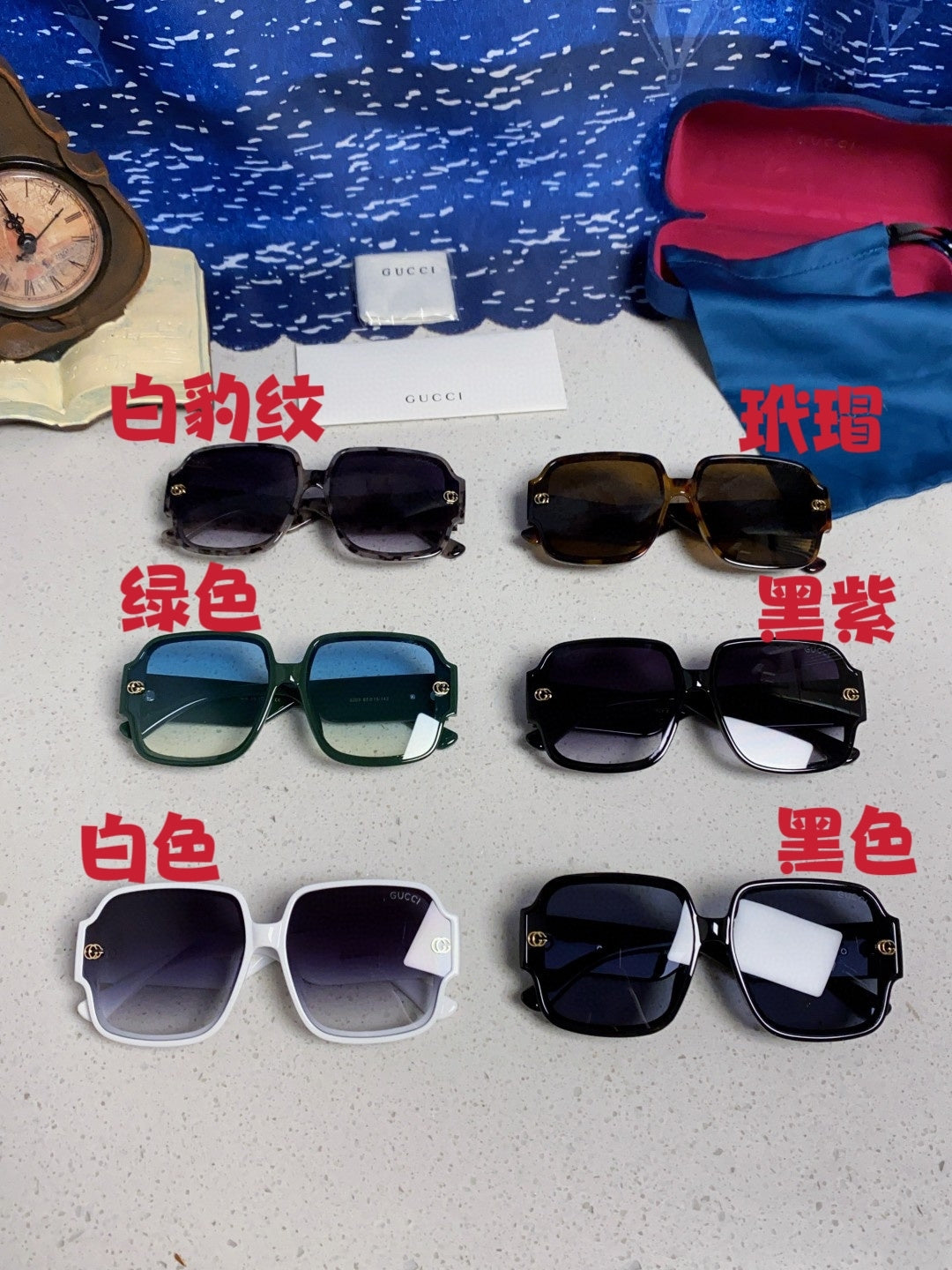 Gucci Fashion Silver Lens Sunglasses for Men & Women - 997549 - detail image 12