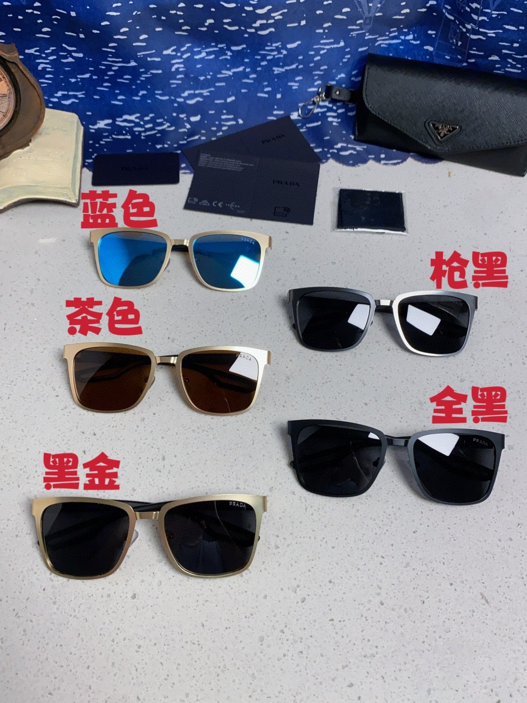 Prada Fashion Silver Lens Sunglasses for Men & Women - 432153 - detail image 12